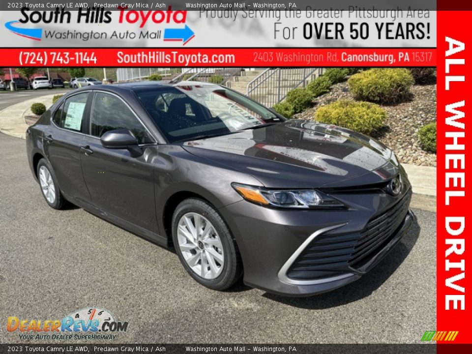 2023 Toyota Camry LE AWD Predawn Gray Mica / Ash Photo #1