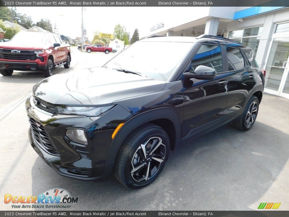 2023 Chevrolet TrailBlazer RS AWD Mosaic Black Metallic / Jet Black/Red Accent Photo #2