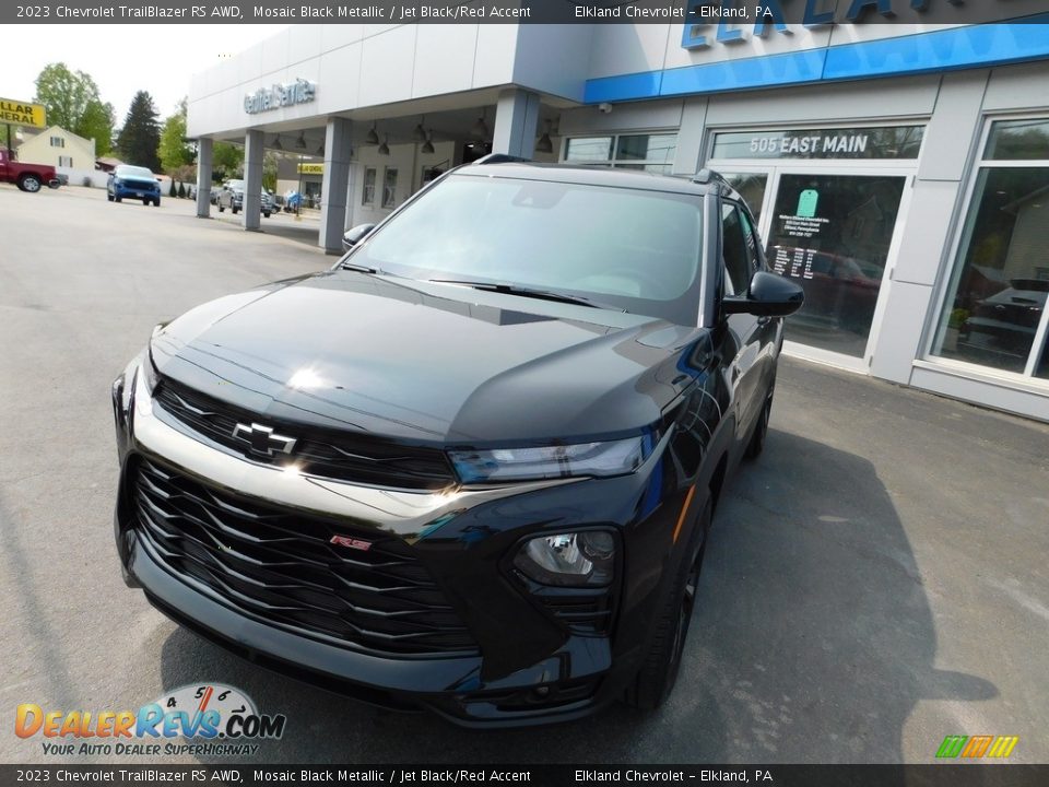 2023 Chevrolet TrailBlazer RS AWD Mosaic Black Metallic / Jet Black/Red Accent Photo #3