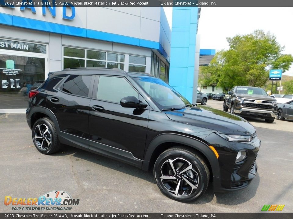 2023 Chevrolet TrailBlazer RS AWD Mosaic Black Metallic / Jet Black/Red Accent Photo #6