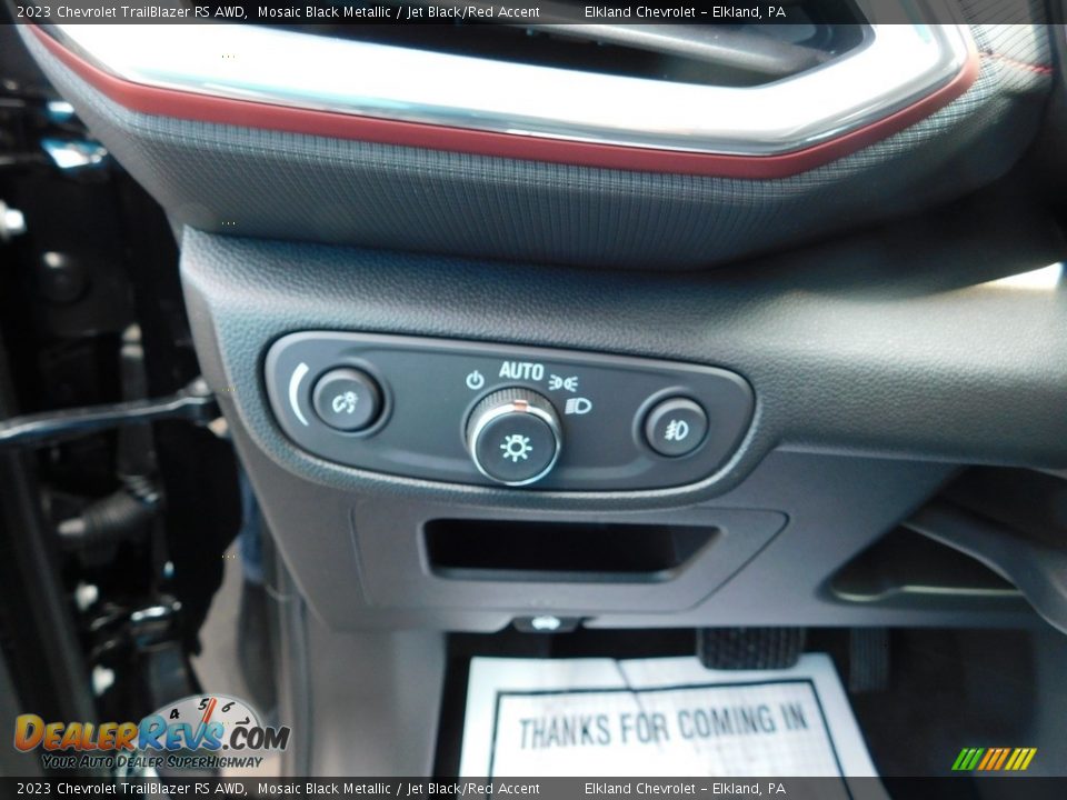 Controls of 2023 Chevrolet TrailBlazer RS AWD Photo #25