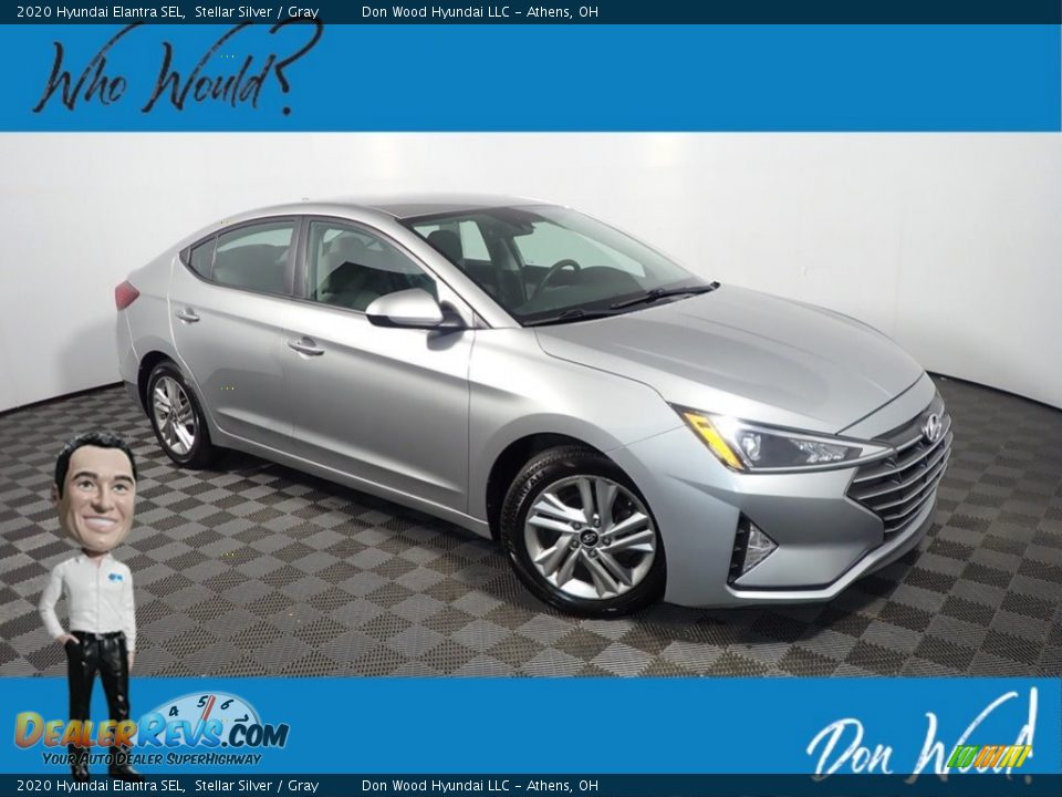 2020 Hyundai Elantra SEL Stellar Silver / Gray Photo #1