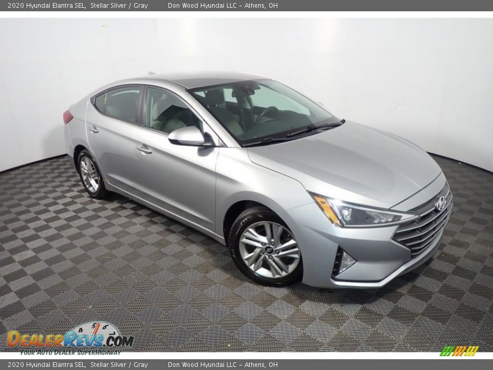 2020 Hyundai Elantra SEL Stellar Silver / Gray Photo #3