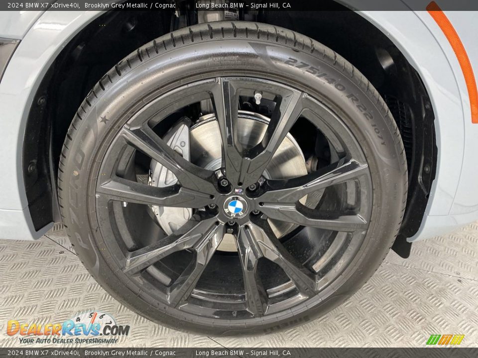 2024 BMW X7 xDrive40i Brooklyn Grey Metallic / Cognac Photo #3
