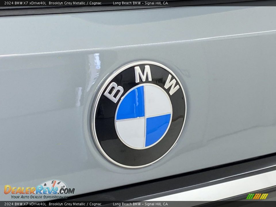 2024 BMW X7 xDrive40i Brooklyn Grey Metallic / Cognac Photo #7