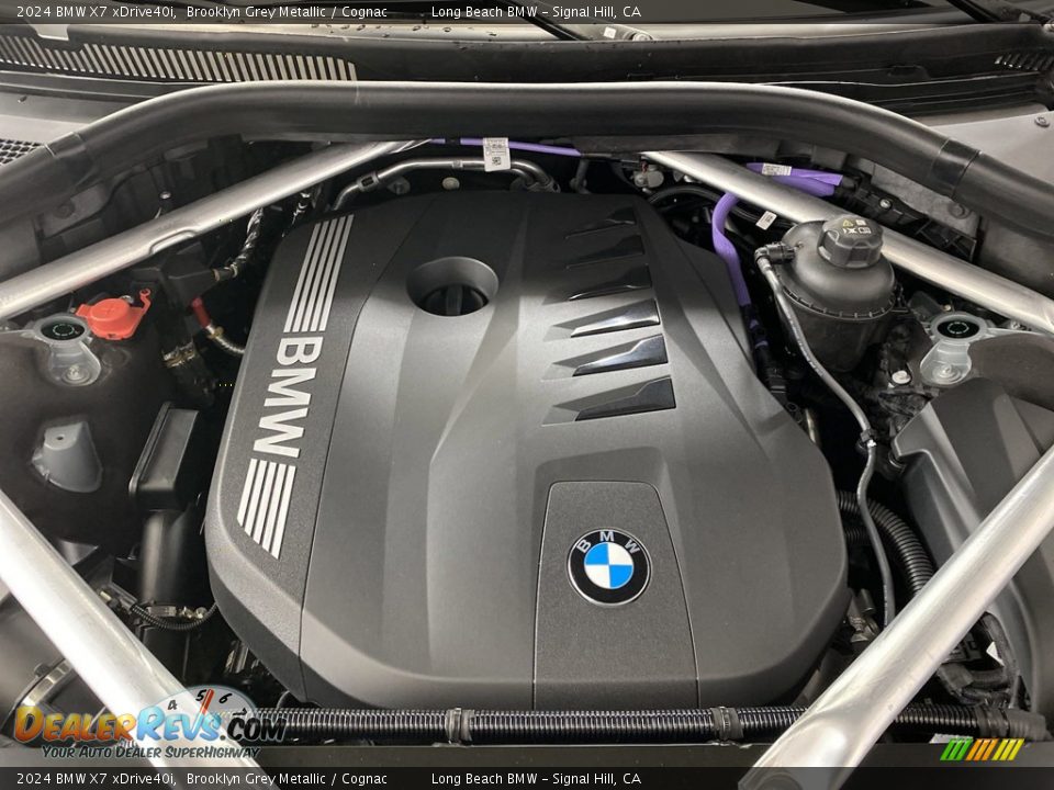 2024 BMW X7 xDrive40i Brooklyn Grey Metallic / Cognac Photo #9