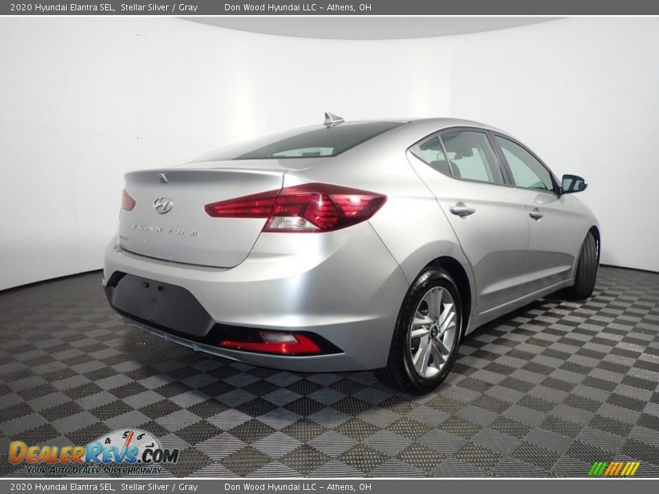 2020 Hyundai Elantra SEL Stellar Silver / Gray Photo #16