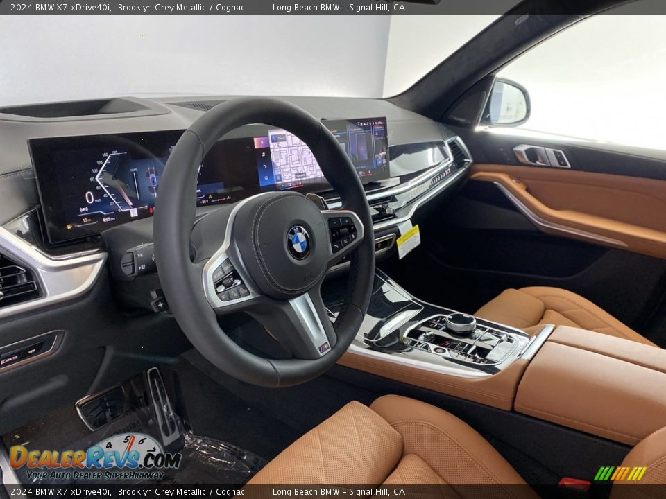 2024 BMW X7 xDrive40i Brooklyn Grey Metallic / Cognac Photo #12