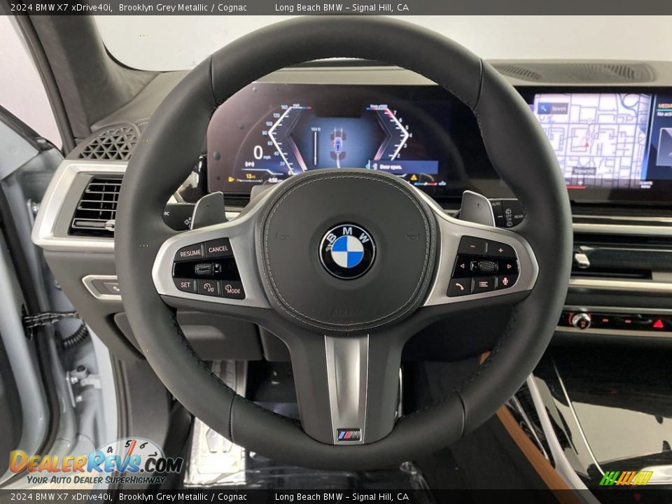2024 BMW X7 xDrive40i Brooklyn Grey Metallic / Cognac Photo #14