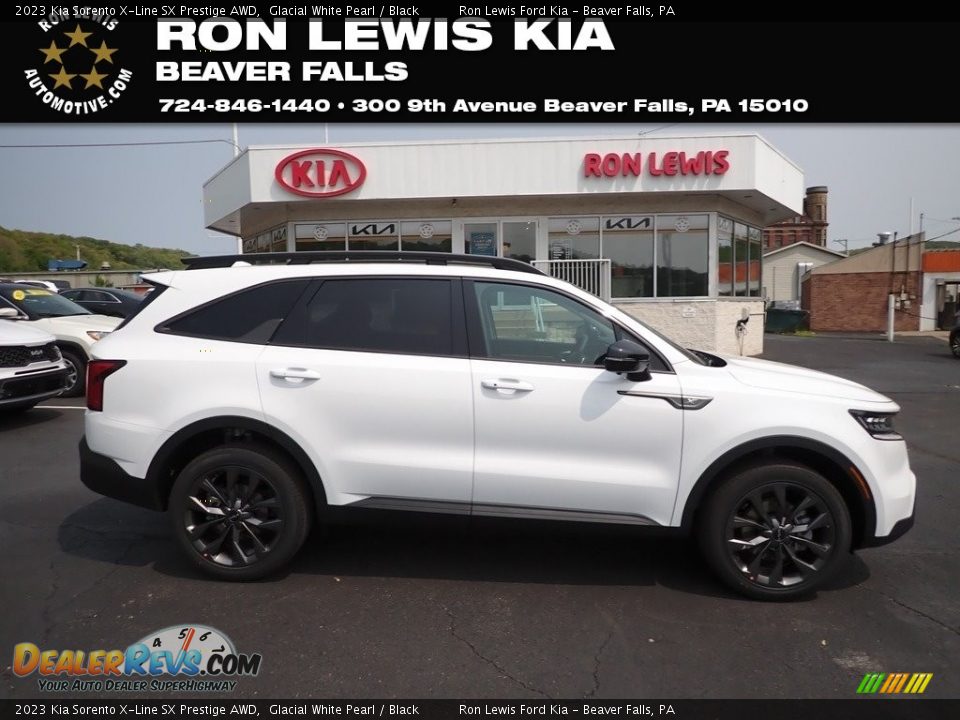 2023 Kia Sorento X-Line SX Prestige AWD Glacial White Pearl / Black Photo #1
