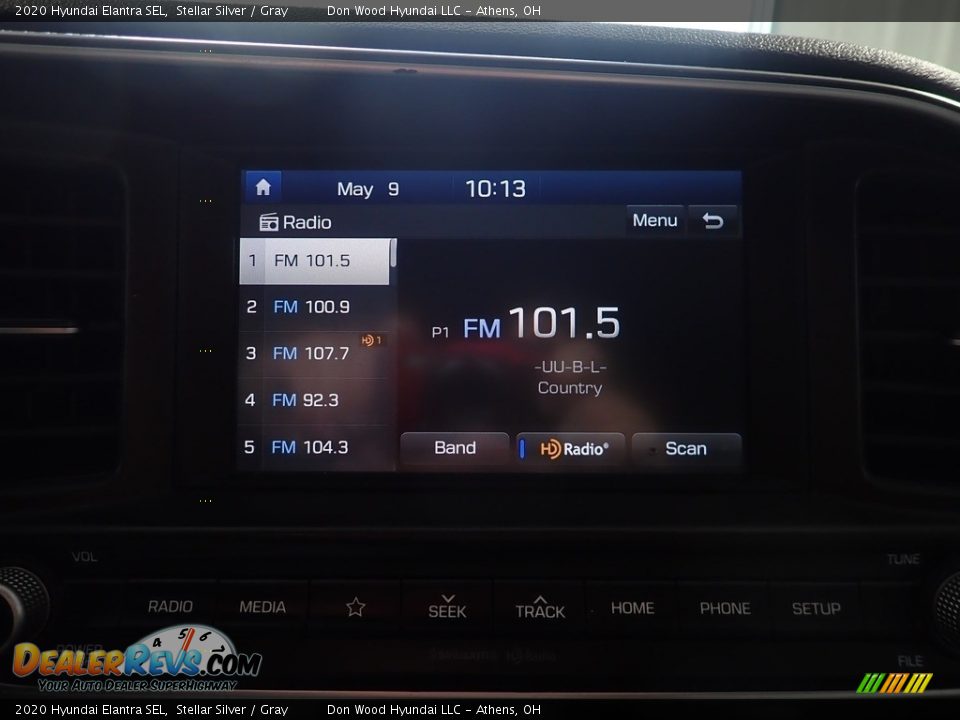 2020 Hyundai Elantra SEL Stellar Silver / Gray Photo #24