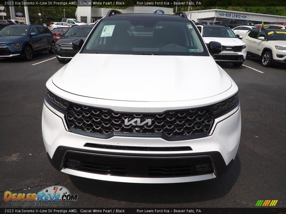 2023 Kia Sorento X-Line SX Prestige AWD Glacial White Pearl / Black Photo #3