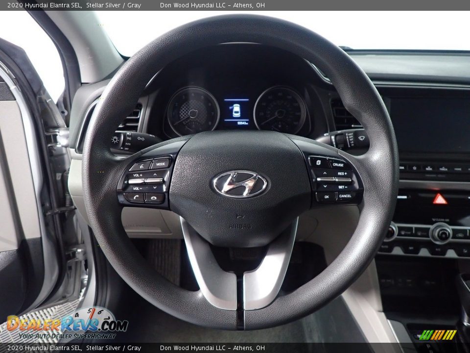 2020 Hyundai Elantra SEL Stellar Silver / Gray Photo #25