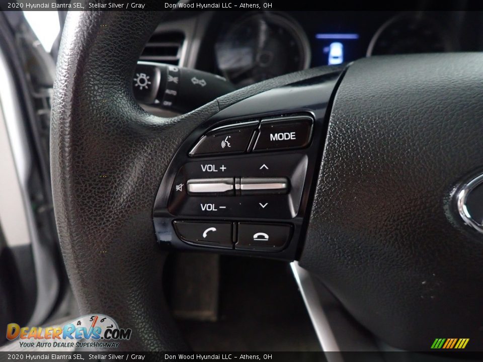 2020 Hyundai Elantra SEL Stellar Silver / Gray Photo #26