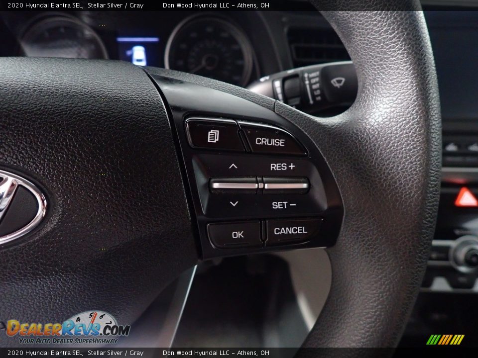 2020 Hyundai Elantra SEL Stellar Silver / Gray Photo #27