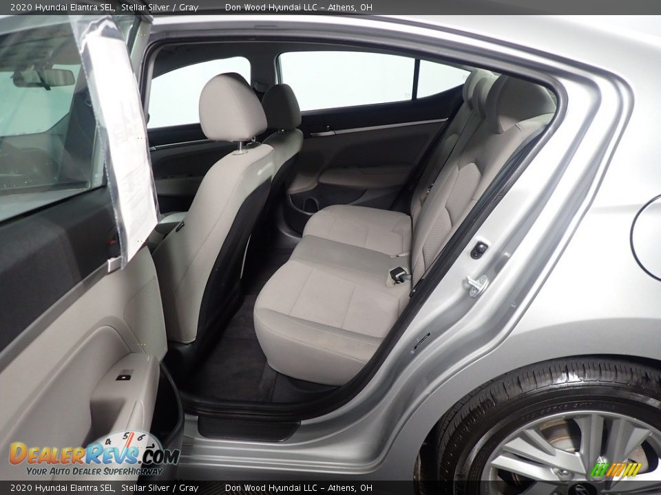 2020 Hyundai Elantra SEL Stellar Silver / Gray Photo #32