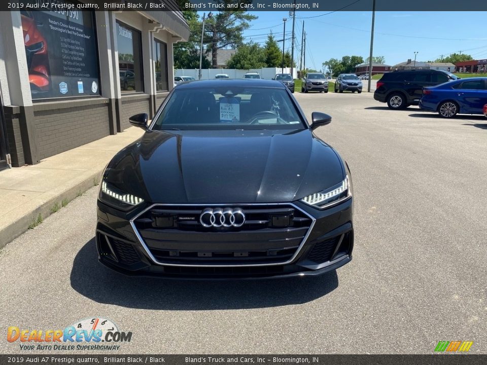 2019 Audi A7 Prestige quattro Brilliant Black / Black Photo #9