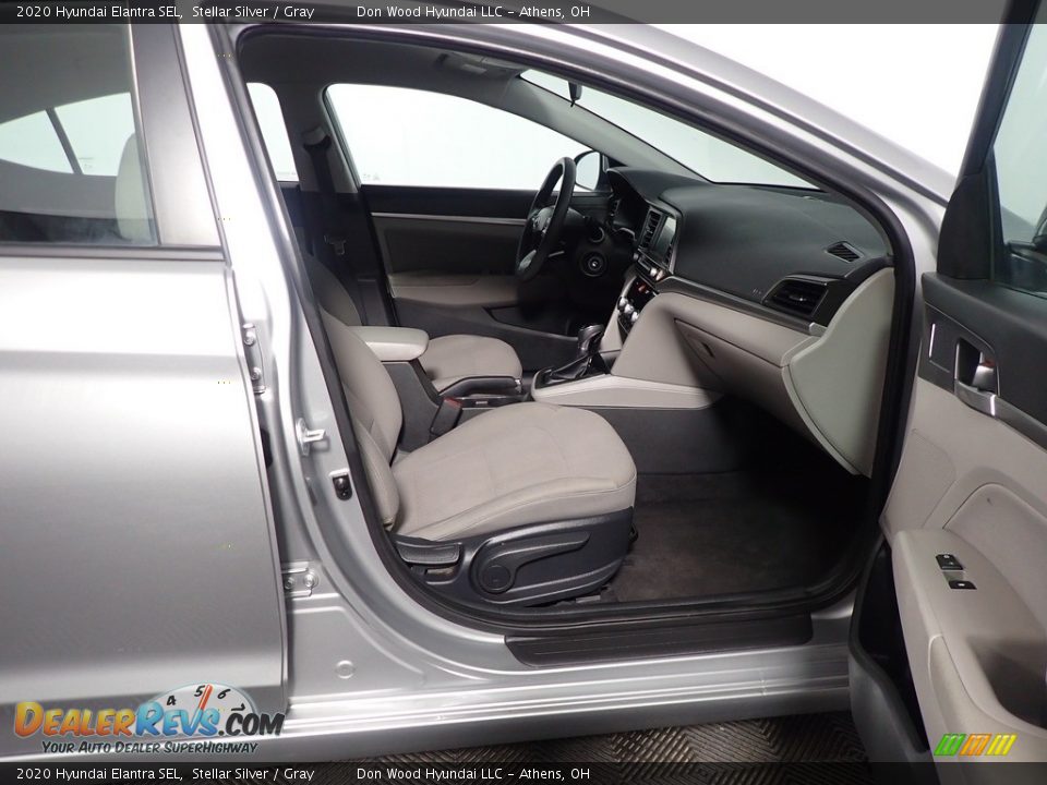 2020 Hyundai Elantra SEL Stellar Silver / Gray Photo #36