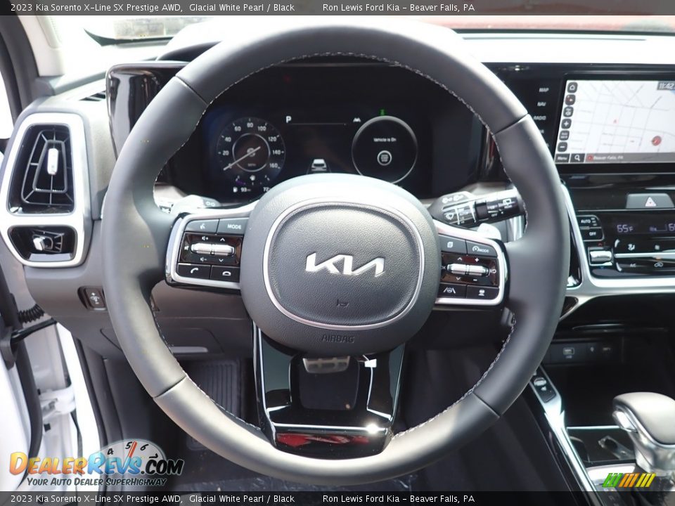 2023 Kia Sorento X-Line SX Prestige AWD Steering Wheel Photo #18