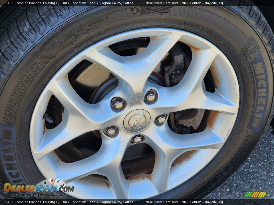 2017 Chrysler Pacifica Touring L Dark Cordovan Pearl / Cognac/Alloy/Toffee Photo #9