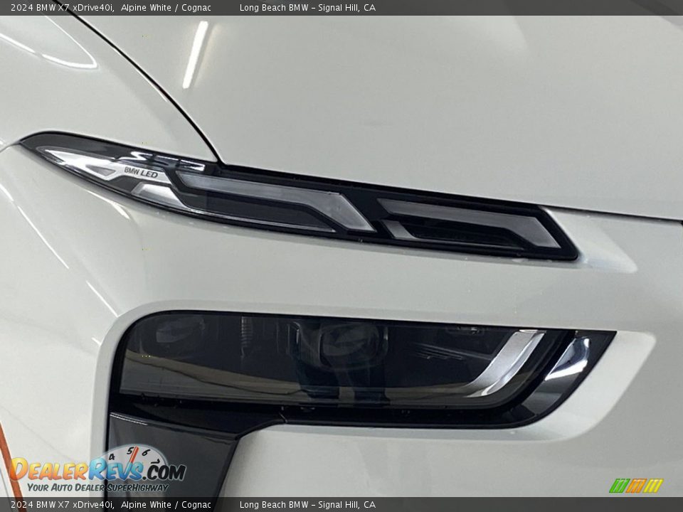2024 BMW X7 xDrive40i Alpine White / Cognac Photo #4