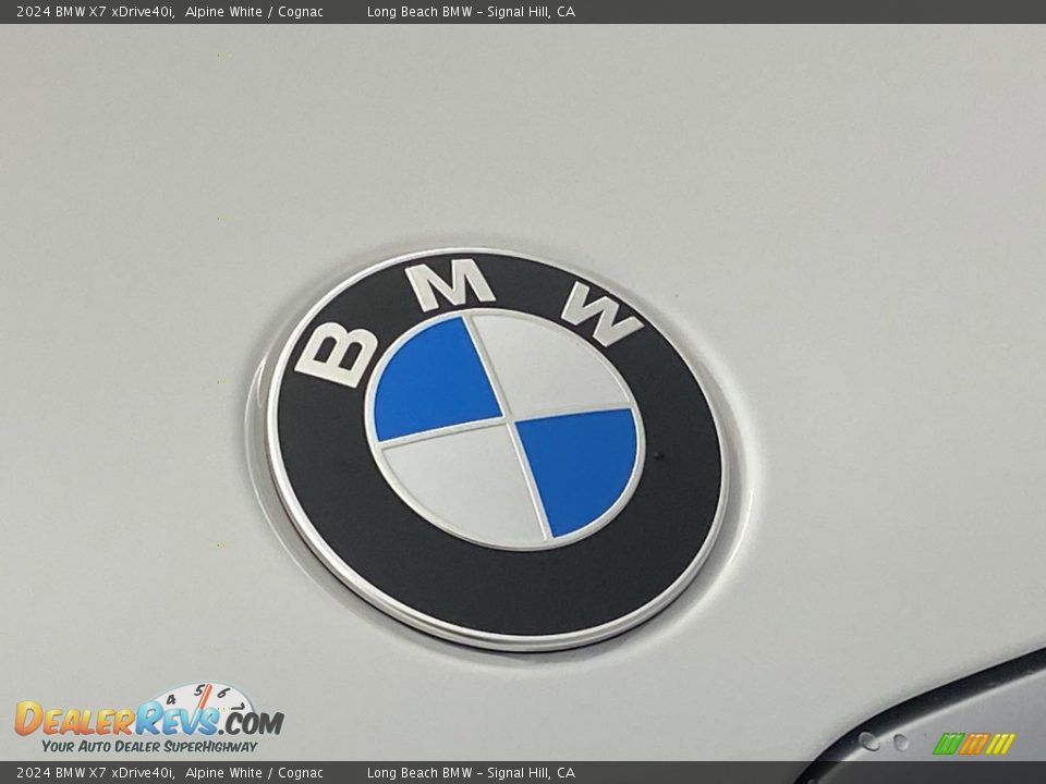 2024 BMW X7 xDrive40i Alpine White / Cognac Photo #5