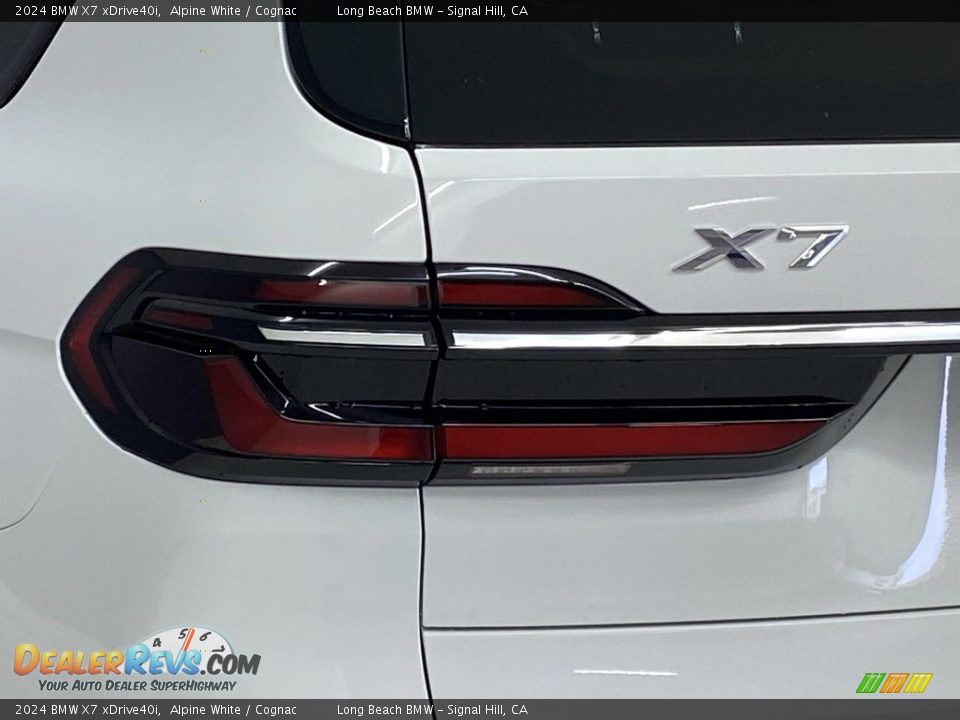 2024 BMW X7 xDrive40i Alpine White / Cognac Photo #6