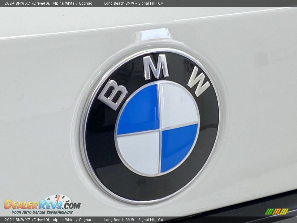 2024 BMW X7 xDrive40i Alpine White / Cognac Photo #7