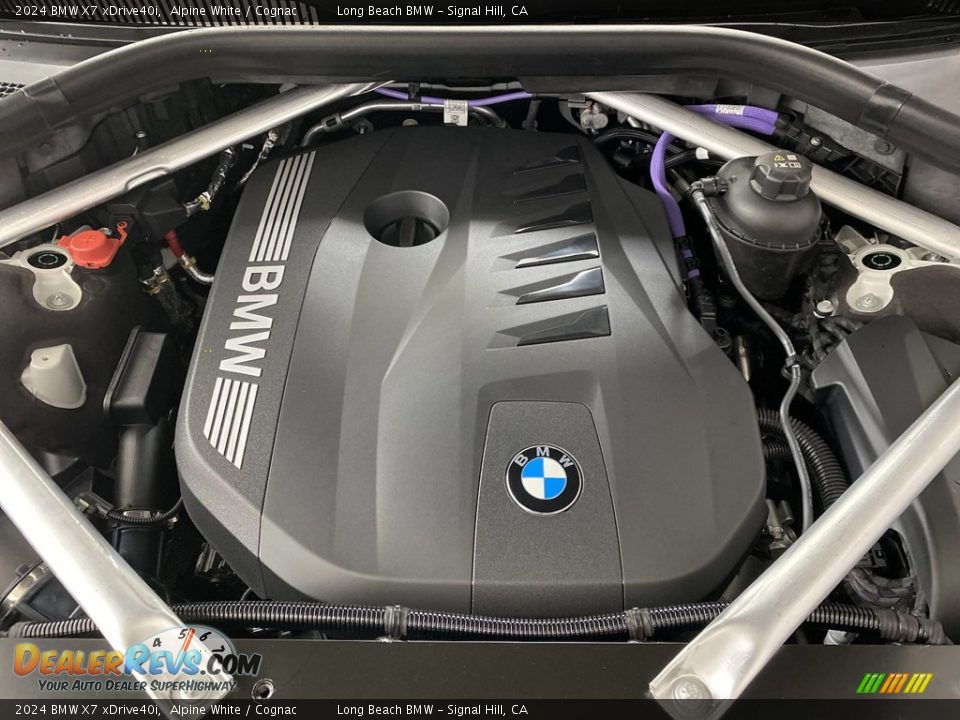 2024 BMW X7 xDrive40i Alpine White / Cognac Photo #9