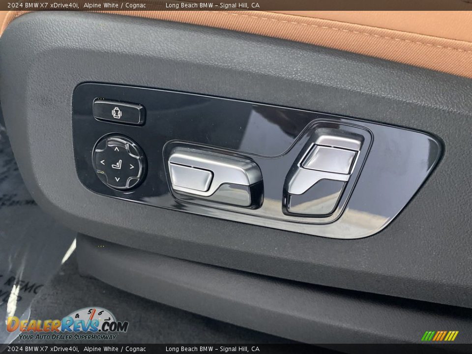 2024 BMW X7 xDrive40i Alpine White / Cognac Photo #11