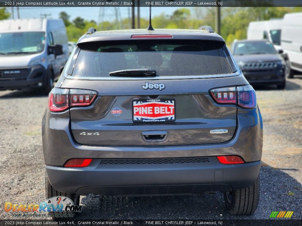 2023 Jeep Compass Latitude Lux 4x4 Granite Crystal Metallic / Black Photo #6