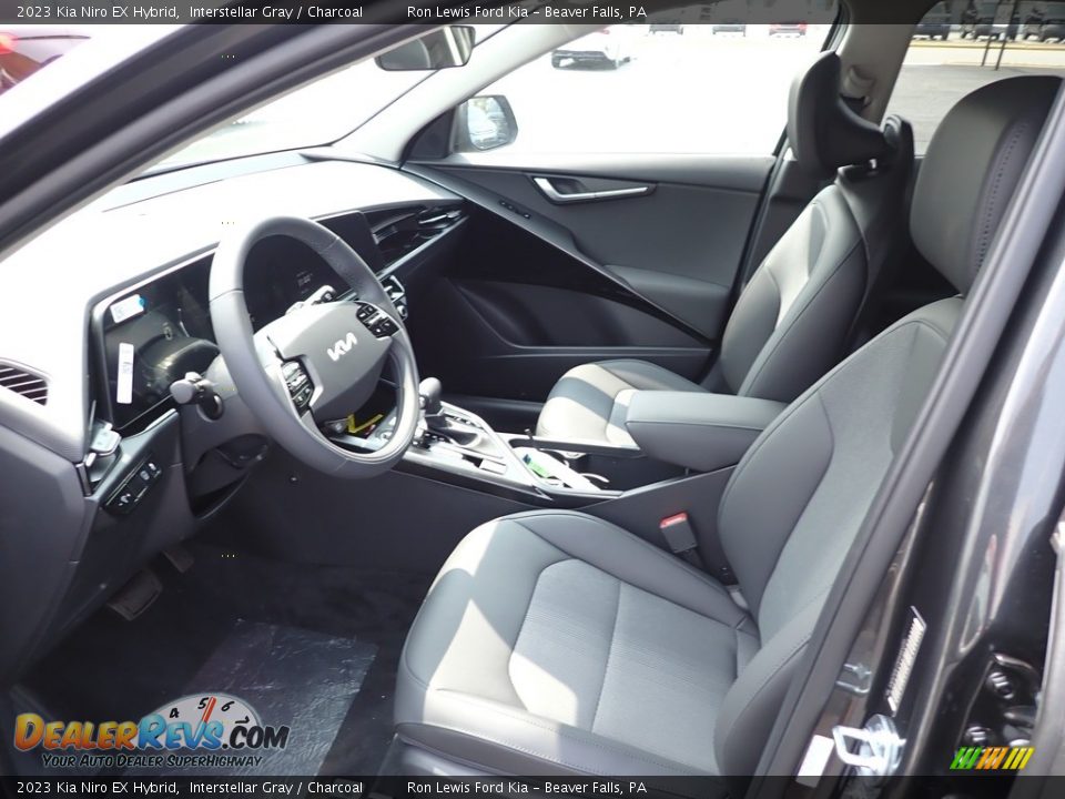 2023 Kia Niro EX Hybrid Interstellar Gray / Charcoal Photo #13