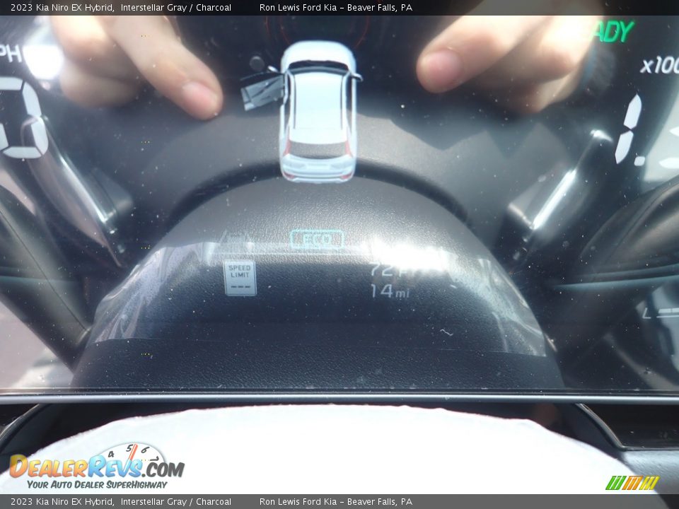 2023 Kia Niro EX Hybrid Interstellar Gray / Charcoal Photo #15