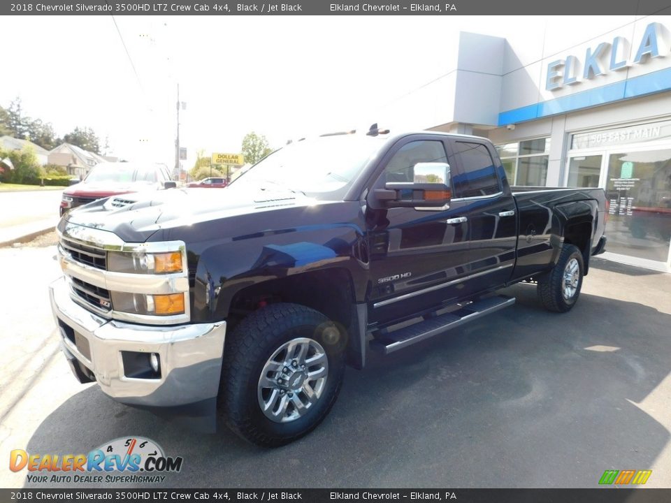 2018 Chevrolet Silverado 3500HD LTZ Crew Cab 4x4 Black / Jet Black Photo #1