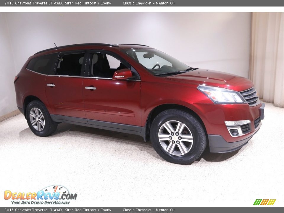 2015 Chevrolet Traverse LT AWD Siren Red Tintcoat / Ebony Photo #1