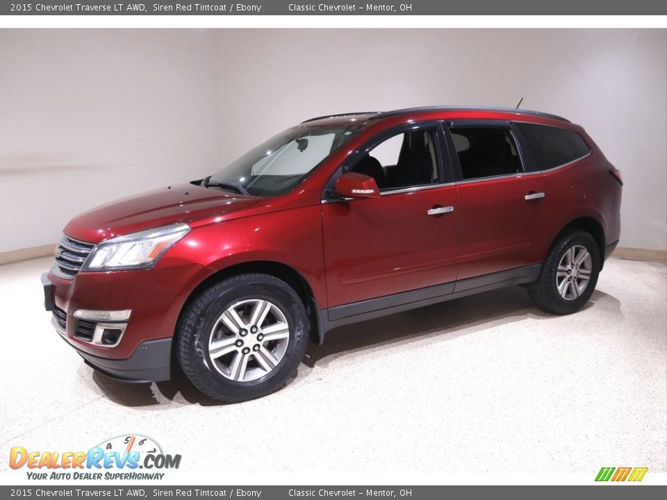 2015 Chevrolet Traverse LT AWD Siren Red Tintcoat / Ebony Photo #3