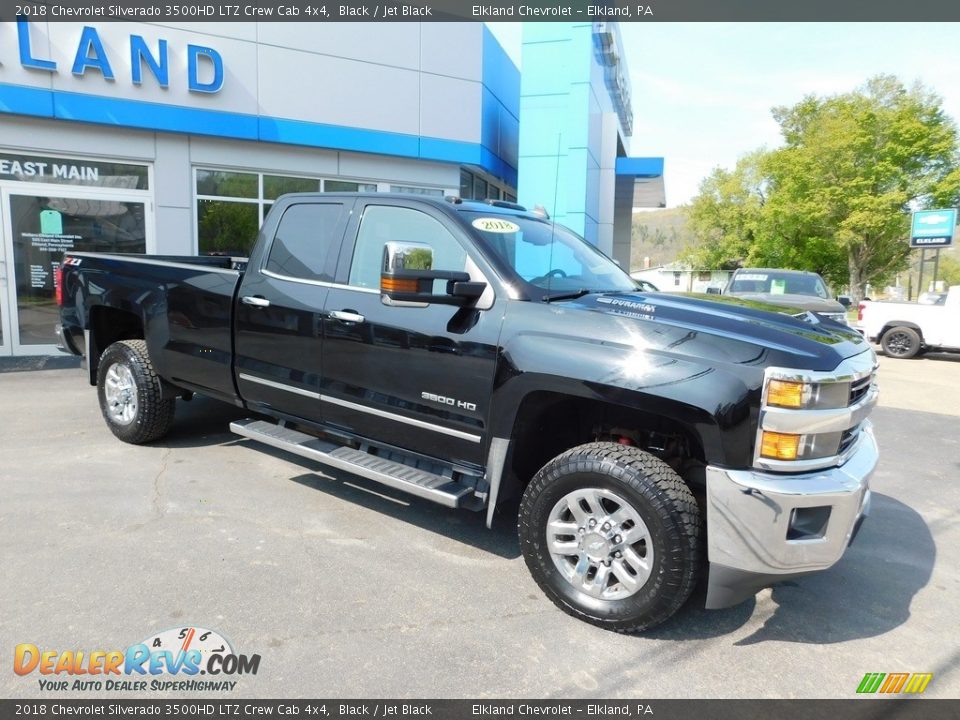 Black 2018 Chevrolet Silverado 3500HD LTZ Crew Cab 4x4 Photo #5