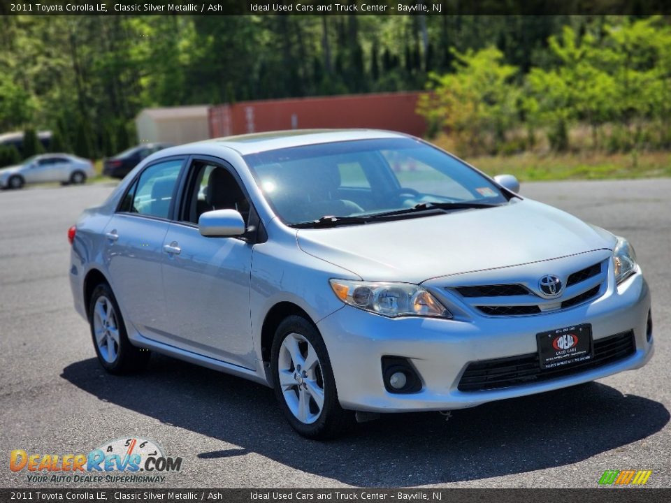 2011 Toyota Corolla LE Classic Silver Metallic / Ash Photo #2