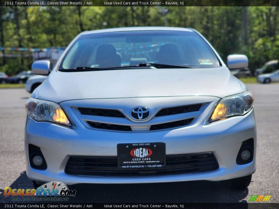 2011 Toyota Corolla LE Classic Silver Metallic / Ash Photo #3