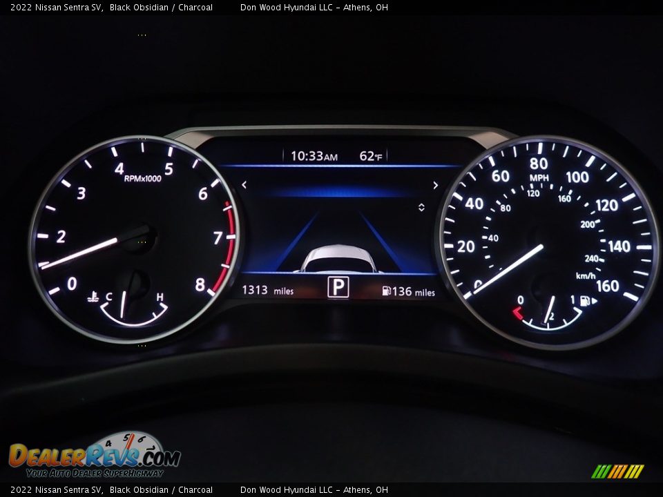 2022 Nissan Sentra SV Black Obsidian / Charcoal Photo #26