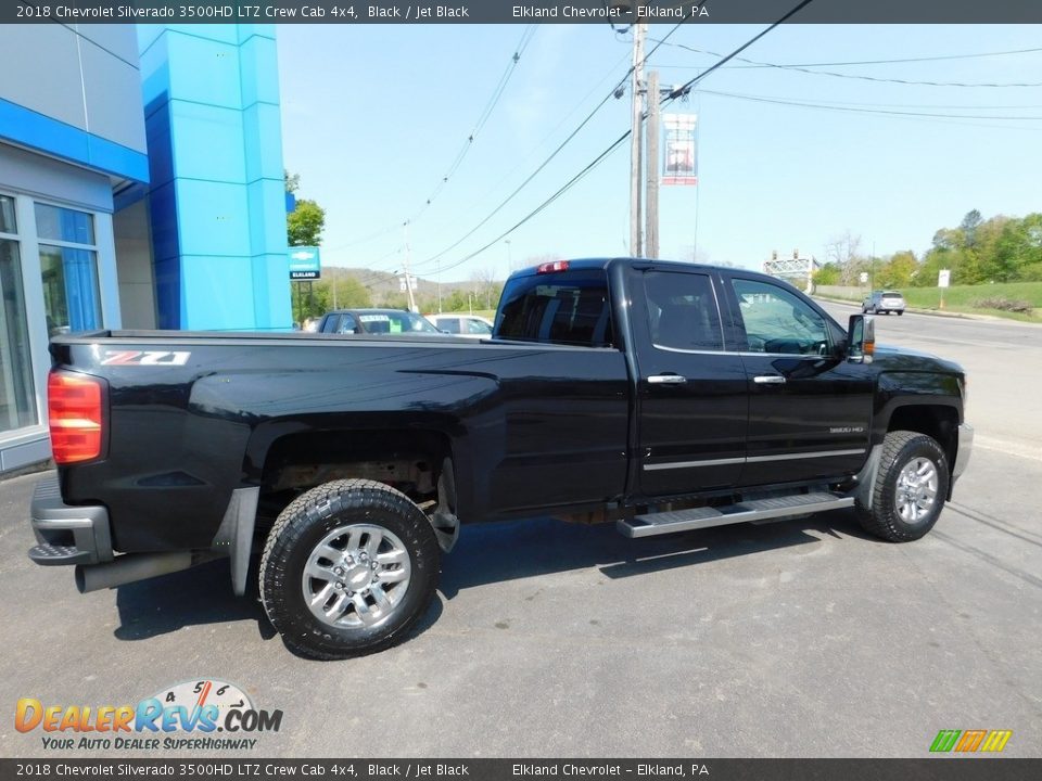 2018 Chevrolet Silverado 3500HD LTZ Crew Cab 4x4 Black / Jet Black Photo #8