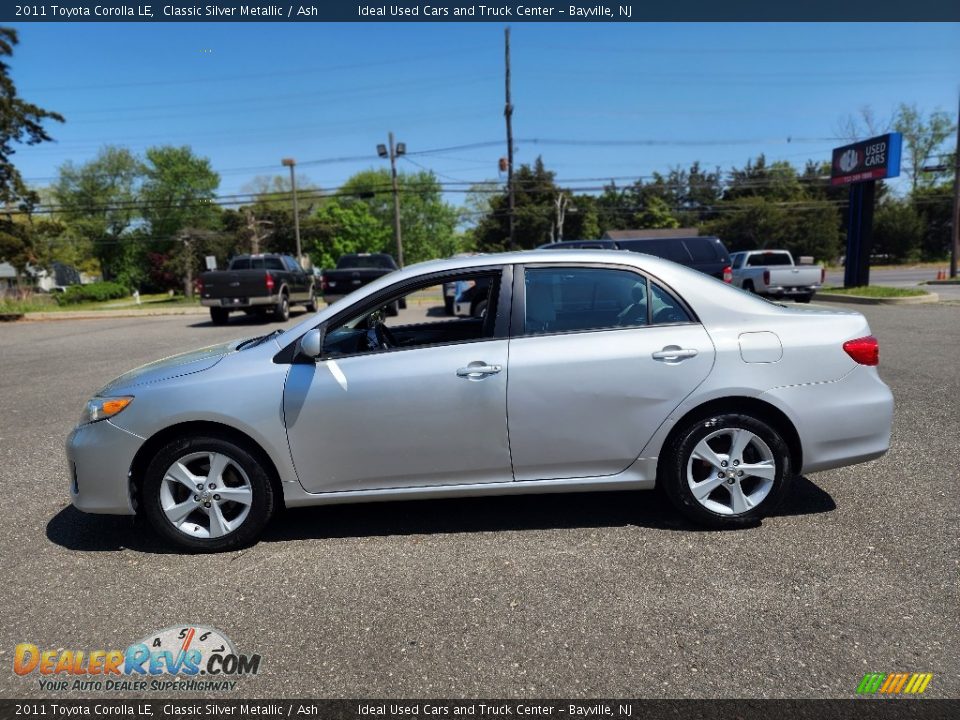 2011 Toyota Corolla LE Classic Silver Metallic / Ash Photo #5