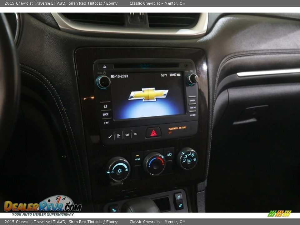 2015 Chevrolet Traverse LT AWD Siren Red Tintcoat / Ebony Photo #9