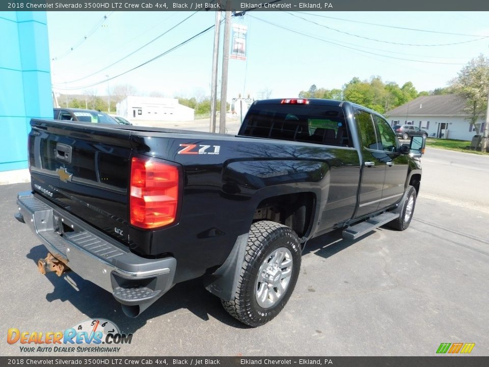 2018 Chevrolet Silverado 3500HD LTZ Crew Cab 4x4 Black / Jet Black Photo #9