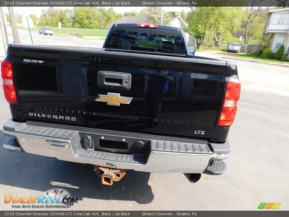 2018 Chevrolet Silverado 3500HD LTZ Crew Cab 4x4 Black / Jet Black Photo #10