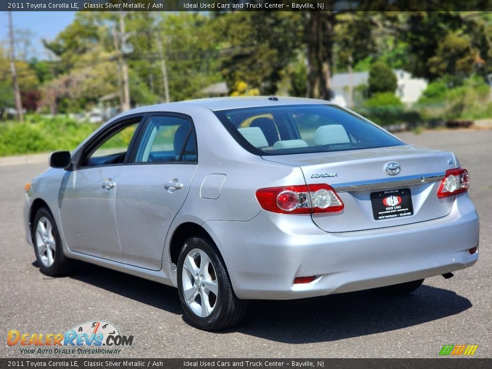 2011 Toyota Corolla LE Classic Silver Metallic / Ash Photo #7