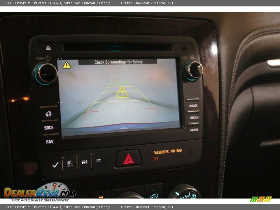 2015 Chevrolet Traverse LT AWD Siren Red Tintcoat / Ebony Photo #11
