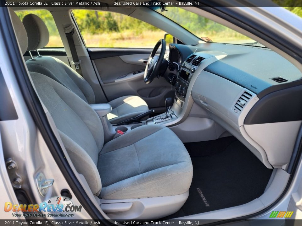 2011 Toyota Corolla LE Classic Silver Metallic / Ash Photo #11