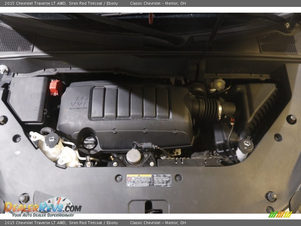 2015 Chevrolet Traverse LT AWD Siren Red Tintcoat / Ebony Photo #19