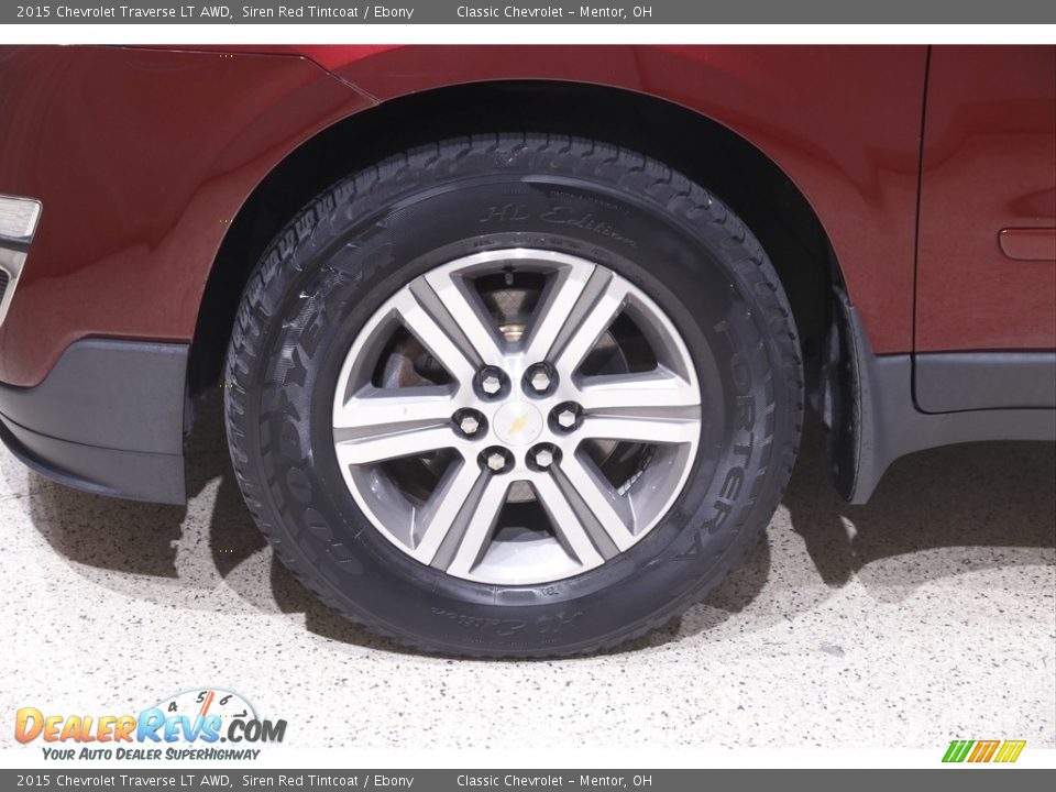 2015 Chevrolet Traverse LT AWD Siren Red Tintcoat / Ebony Photo #20